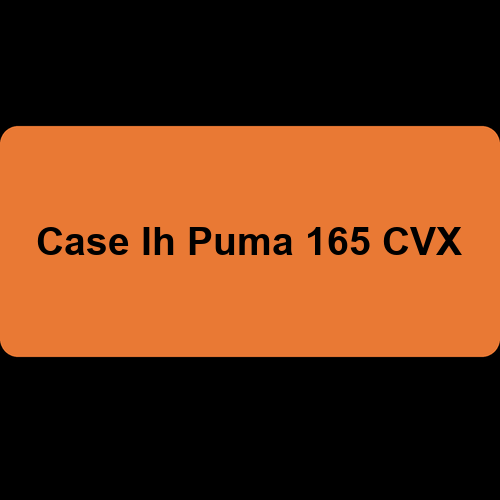 Case Ih Puma 165 CVX